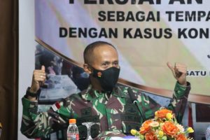 Pangdam XVII/Cenderawasih Hadiri Rakor Persiapan Operasional KM. Tidar Sebagai Tempat Isoter Pasien Covid-19