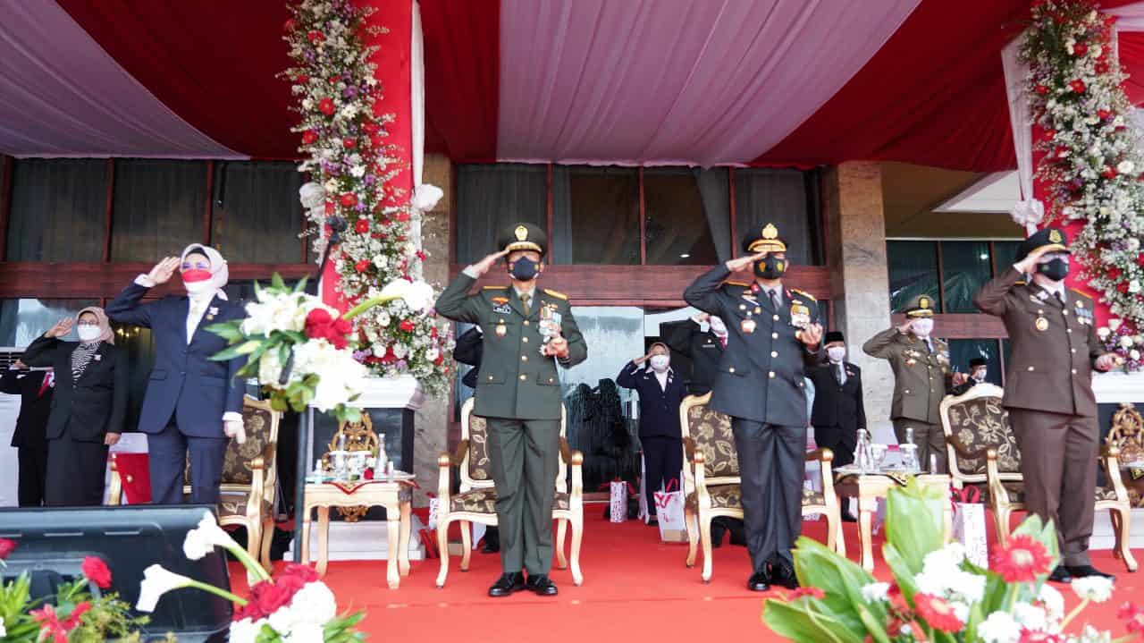 Pangdam II/Sriwijaya Hadiri Upacara Peringatan Detik-Detik Proklamasi Kemerdekaan RI