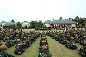 Pemeriksaan Kesiapan Operasi Pangdam I/BB di Mako Yonarhanud 11/WBY