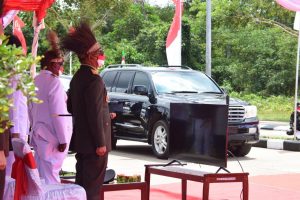 Vicon Usai Peringatan Detik -Detik Proklamasi Kemerdekaan RI, Presiden Joko Widodo Sapa Masyarakat Merauke
