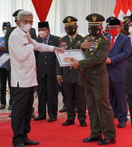 Kodam II/Sriwijaya Juara – I Lomba Dekorasi dan Keindahan Kantor Tingkat Provinsi Sumsel