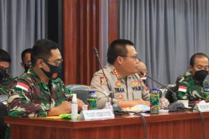 Sukseskan Event Nasional, Pangdam XVII/Cenderawasih Bersama Pejabat TNI-Polri Gelar Rapat Bahas PON XX Papua