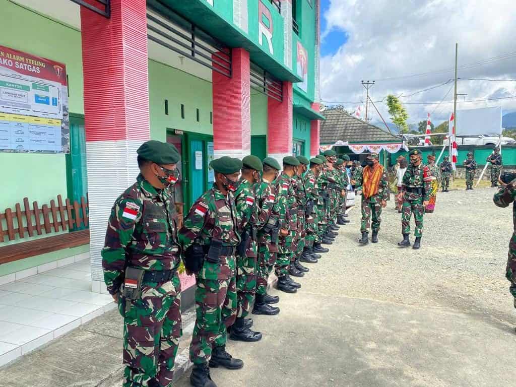 Satgas Pamtas RI-RDTL Yonamed 6/3 Kostrad, Dikunjungi Kepala Staf Divisi Infanteri 3 Kostrad