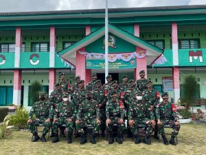 Satgas Pamtas RI-RDTL Yonamed 6/3 Kostrad, Dikunjungi Kepala Staf Divisi Infanteri 3 Kostrad