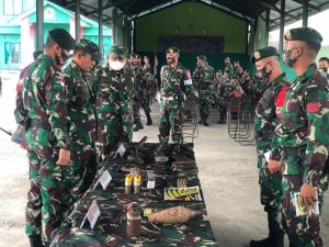 Satgas Pamtas RI-RDTL Yonamed 6/3 Kostrad, Dikunjungi Kepala Staf Divisi Infanteri 3 Kostrad