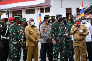 Tatap Muka Panglima TNI dan Kapolri Dengan Forkopimda Se-Papua Barat Dalam Rangka Penanganan Covid-19