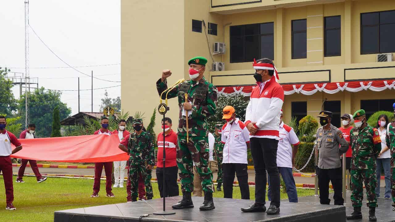 Danrem 061/SK Apresiasi Sinergitas Elemen Masyarakat Sukseskan Festival Merah Putih