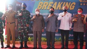 Danpuspomad dan Gubernur Kaltim Hadiri Ground Breaking Pembangunan Denpom VI/1 Samarinda