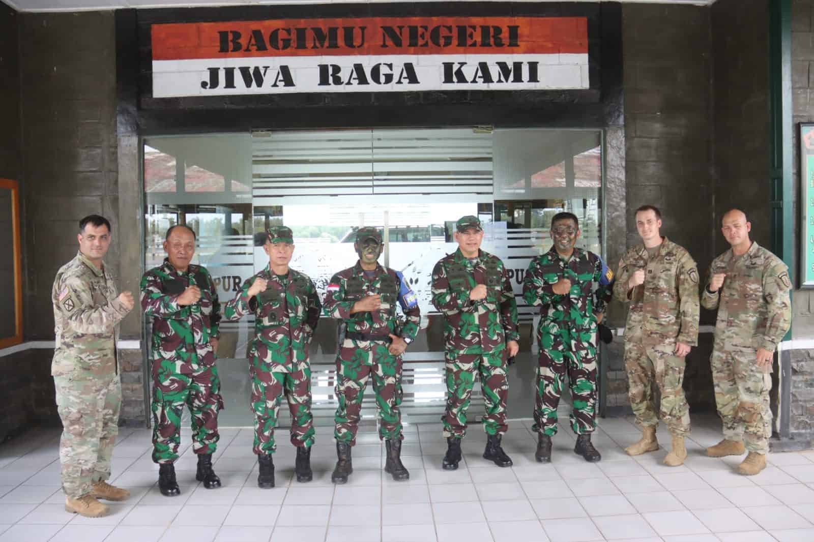 Pangdam XII/Tpr dan Danpuslatpur Bersama Tim SFAB US Army Bahas Pengembangan Puslatpur Kodiklatad