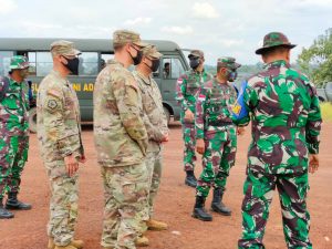 Pangdam XII/Tpr dan Danpuslatpur Bersama Tim SFAB US Army Bahas Pengembangan Puslatpur Kodiklatad