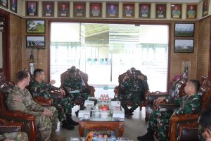 Pangdam XII/Tpr dan Danpuslatpur Bersama Tim SFAB US Army Bahas Pengembangan Puslatpur Kodiklatad