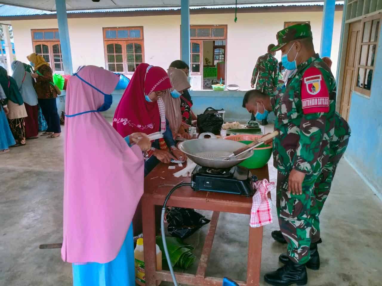 Yonif 512/QY Galakkan Wirausaha Untuk Tingkatkan Kesejahteraan Warga Perbatasan