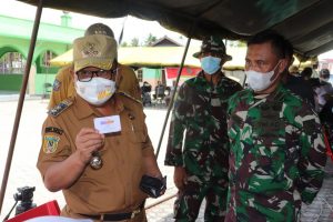 Tekan Laju Penyebaran Covid -19, Kodam XVII/Cenderawasih Bersama FKUB Kabupaten Keerom Gelar Serbuan Vaksinasi