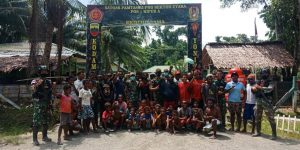 Satgas Yonif 131/Brs Silaturahmi Ke Tokoh Masyarakat Papua