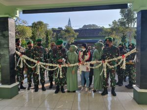 Dankodiklatad Sambut Windi Cantika Aisah Sekaligus Resmikan Ruang Makan di Pusdikbekang