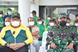 Pangdam I/BB Dampingi Gubernur Lepas Kontingen PON XX/2021 Sumut