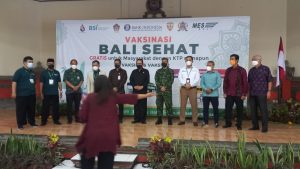 Vaksinasi Bali Sehat Targetkan 2000 Peserta