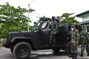 Danrem 174/ Merauke Siapkan Kendaraan Taktis Dukung Pengamanan PON XX/2021 Papua