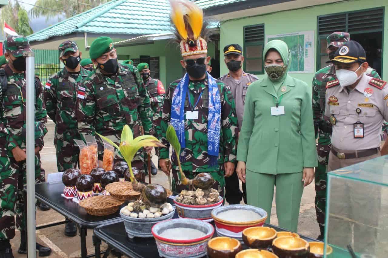 Satgas Yonif 131/Brs Terima Kunjungan Pangdam I/Bukit Barisan