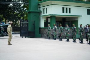 Komandan Kodiklatad Terima Kunjungan Kehormatan Major General Justin Ellwood, Panglima Divisi 1 AD Australia