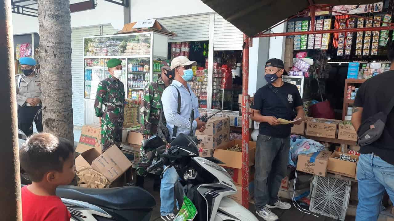 Patroli Tetap Intensif Dilakukan Jajaran Kodim 1617/Jembrana dan Instansi Terkait Pada PPKM Level 3