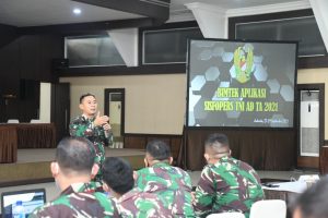 Sajikan Informasi Cepat, Tepat dan Akurat, Srenaad Gelar Bimtek Aplikasi Sisfopers TNI AD