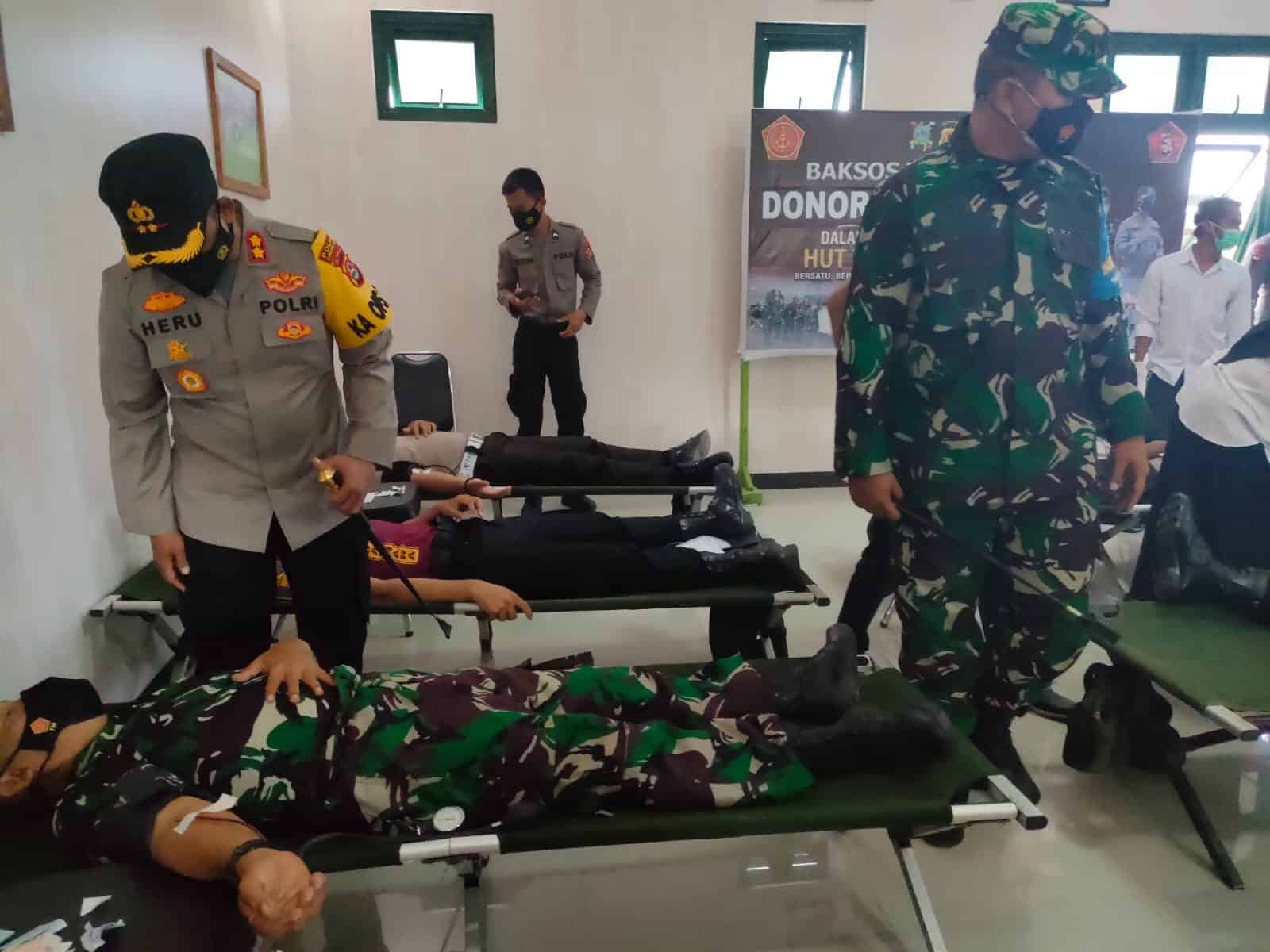 Sambut Hut Tni Ke 76 Kodim 1628 Gelar Bhakti Sosial Donor Darah