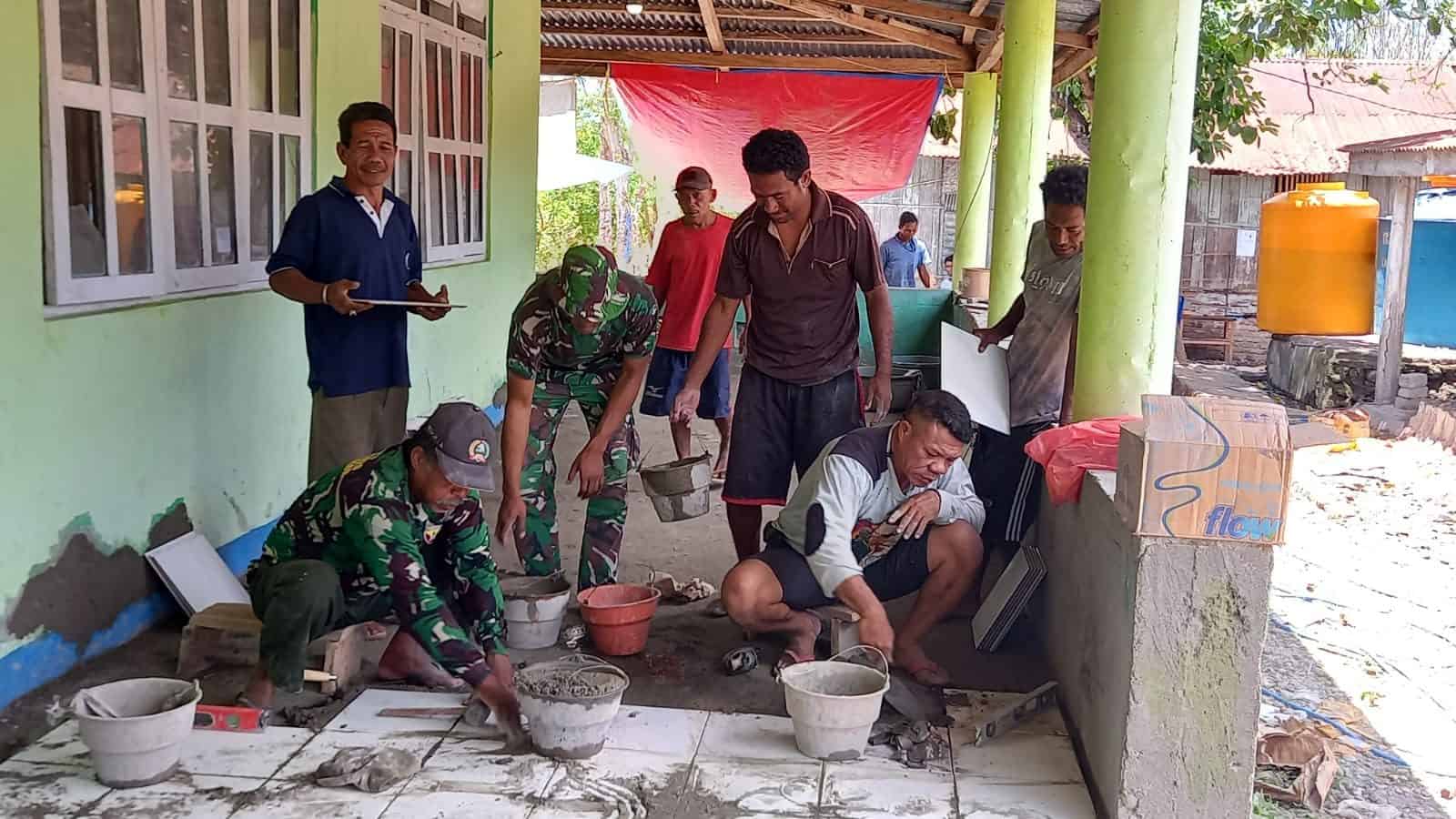 Pengurus Masjid Al Iklas Bersyukur TNI AD Membantu Kesulitan Umat