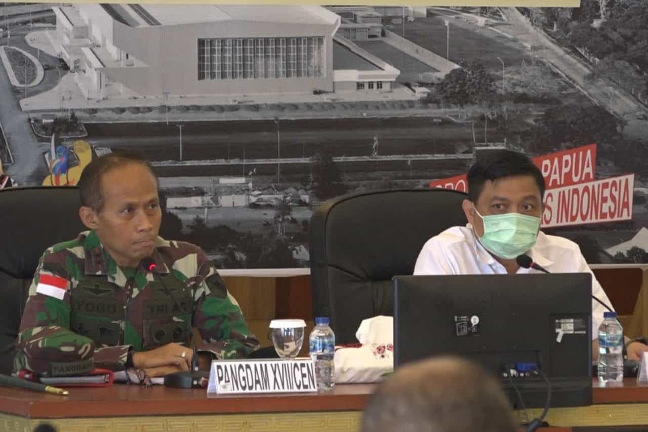 Pangdam XVII/Cenderawasih Pimpin Rakor Wilayah Dalam Rangka Kunker RI 1