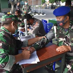 Korem 152/Baabullah Sambut HUT TNI ke-76 Dengan Menggelar Donor Darah