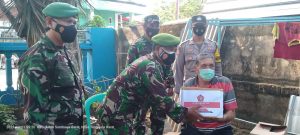 Sambut HUT TNI Ke-76, Kodim 1628 Rehab Rumah Purnawirawan TNI AD