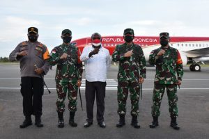 Pangdam XVII/Cenderawasih Dampingi Presiden RI Dalam Kunjungan Kerja di Kabupaten Merauke
