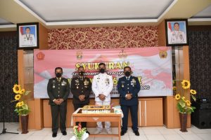 Peringatan HUT Ke-76 TNI Secara Virtual Dipusatkan di Lantamal XI Merauke