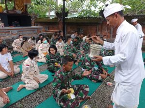 Korem 163 Gelar Doa Bersama HUT Ke-76 TNI