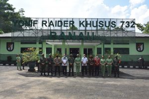 Danrem 152/Baabullah Pimpin Upacara Pemberangkatan Satgas 732/Banau Ke Maluku Utara
