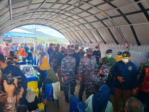 Sinergi Korem 152/Baabullah Dengan Lantamal XIV Kebut Vaksinasi Warga Kota Tidore Kepulauan