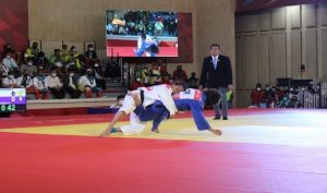 Atlet Judo Disjasad Yang Tergabung Dalam Kontingen Jabar Raih Medali Perak PON XX Papua