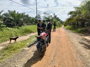 Cegah Kegiatan Ilegal, Anggota Satgas Yonif 144/JY Sweeping di Perbatasan