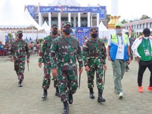 Pangdam XVII/Cenderawasih Dampingi Kunjungan Kerja Dankodiklatad dan Danpussenif Kodiklatad di Kabupaten Mimika