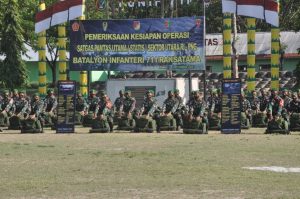 Asops Kasad Riksiap Ops Satgas Yonif 711/Raksatama Yang Akan Bertugas di Papua