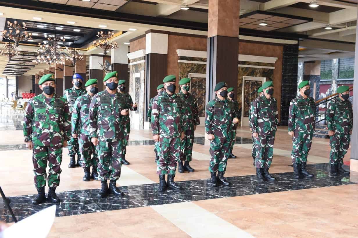 Kasad Terima Laporan Korps Kenaikan Pangkat 36 Pati TNI AD