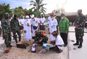 Kodam XVIII/Kasuari Segera Miliki Pura, Pangdam Resmikan Pembangunannya