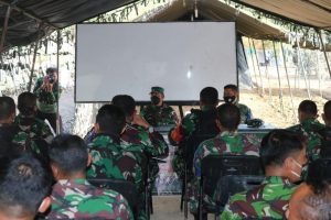 Persiapan Puncak Latihan YTP R-100/PS, Pangdam I/BB dan Danpuslatpur Tinjau Latihan Dengan Helikopter