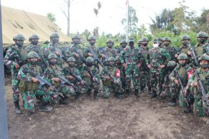 Persiapan Puncak Latihan YTP R-100/PS, Pangdam I/BB dan Danpuslatpur Tinjau Latihan Dengan Helikopter