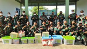 Kunjungan Kerja Dankolakopsrem 121/ABW ke Satgas Yonif 144/JY Di Perbatasan