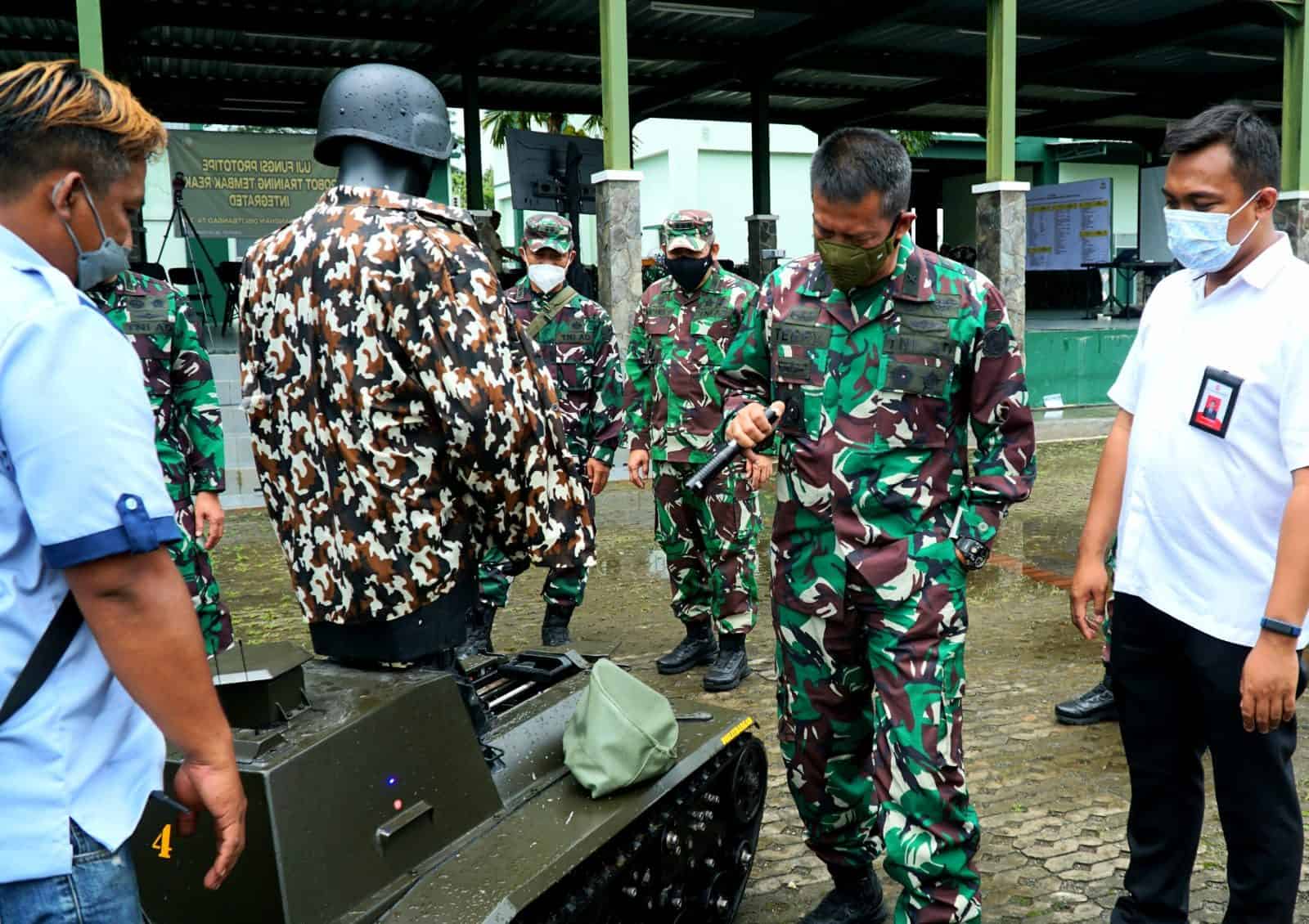 Dislitbangad Uji Fungsi Prototipe Robot Training Tembak ReaksI Integrated Program Litbanghan