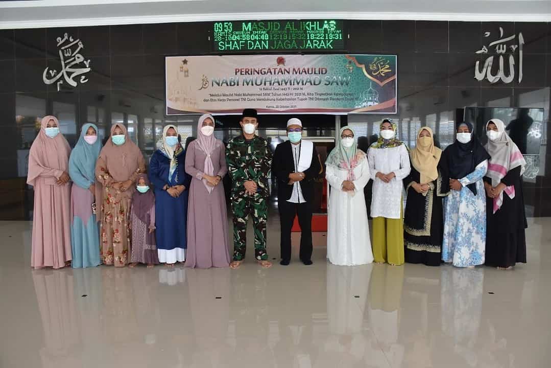 Korem 152/Bbl Memperingati Maulid Nabi Muhammad SAW