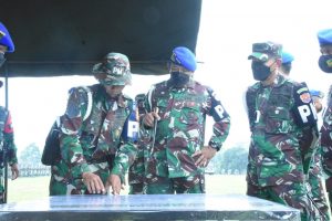 Danpuspomad Cek Kesiapan Kompi Pom Denpom Divif-1/K Pada BTP 13/1 Kostrad