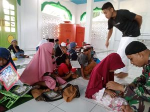 Satgas Pengamanan Maluku Yonarhanud 11/WBY Buka TPA di Negeri Hitu