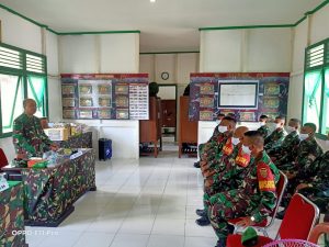 Dalwas Spaban VI/ Bid. Opsdagri Sopsad Ke Pos Jajaran Satgas Yonif 144/JY Di Perbatasan